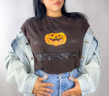 Spooky Szn Brown Halloween Town T-Shirt